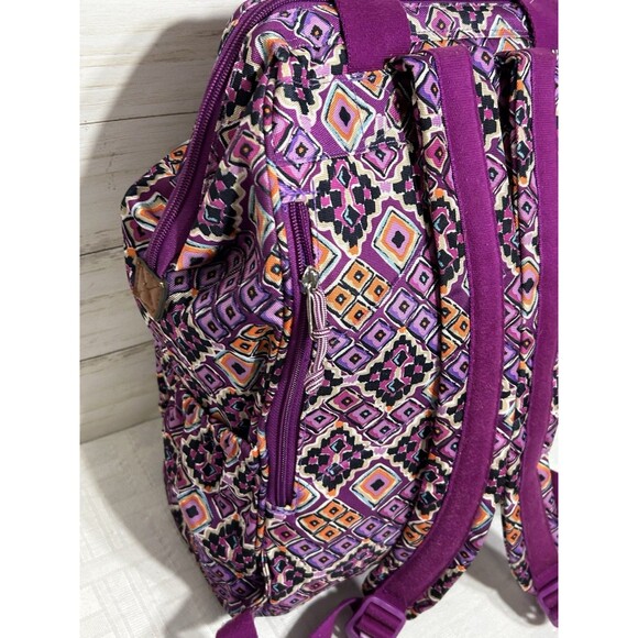 Vera Bradley Lighten Up Frame Backpack - Dream Diamonds Bag Large 23223-J82 main image 5